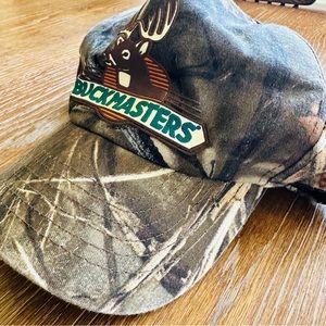 Vintage Buckmasters Realtree Camo Made in USA Adjustable Snapback Hat Cap